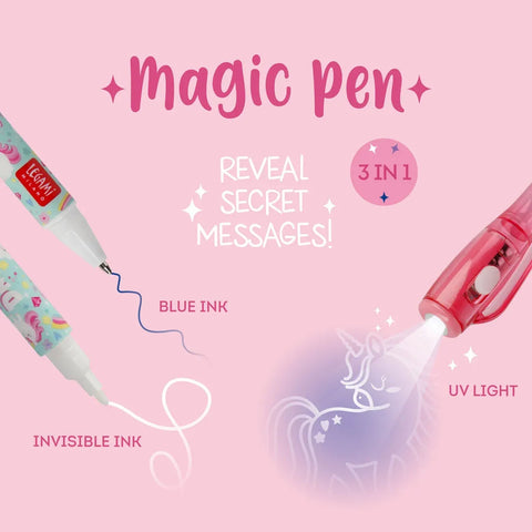 Bolígrafo con tinta invisible “Unicorn - Legami