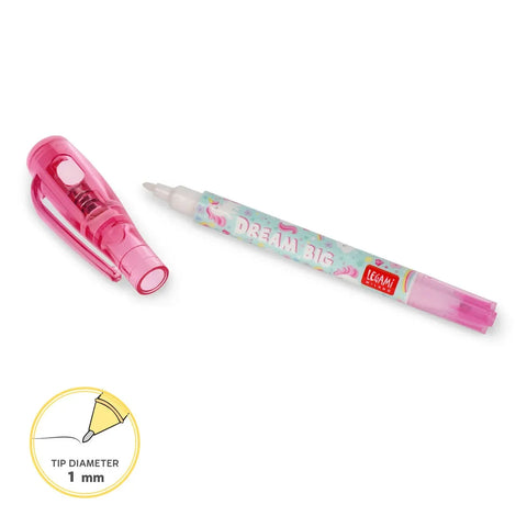 Bolígrafo con tinta invisible “Unicorn - Legami
