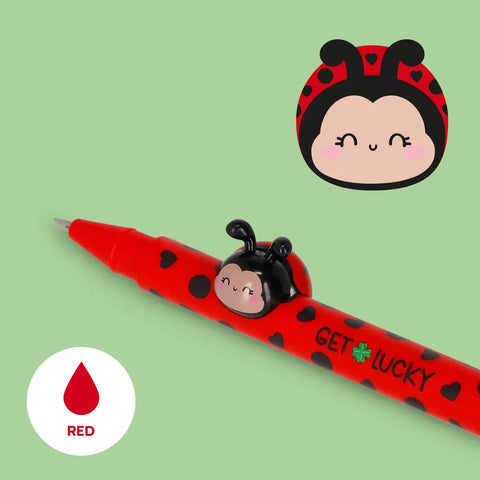 Bolígrafo de Gel – Ladybug - Lovely Friends – Legami
