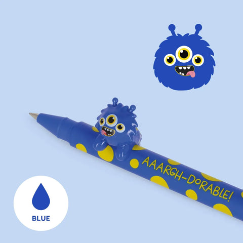 Bolígrafo de Gel tinta azul - Monster - Lovely Friends – Legami
