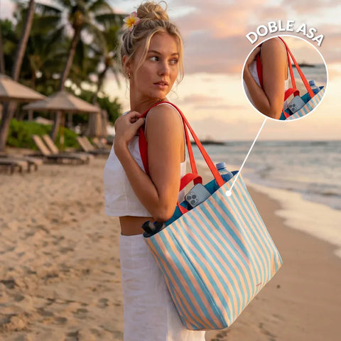 Bolsa de playa "Out of the office" - Fisura