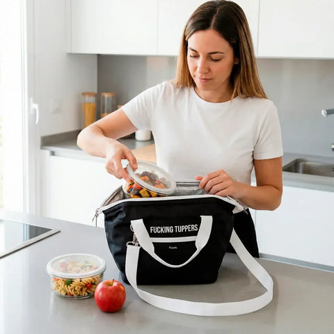 Bolsa isotérmica porta alimentos 9L "Fucking Tuppers" - Fisura