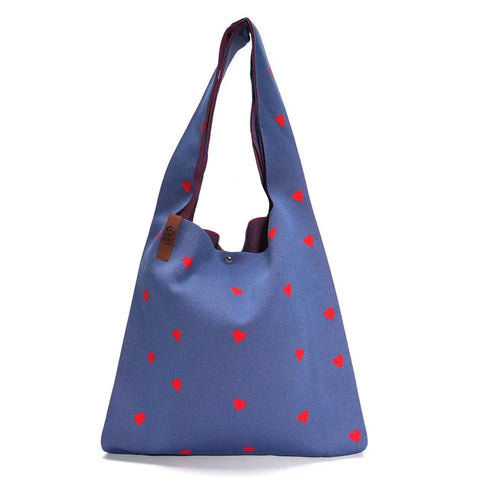 Bolso Shopper con Corazones Loïs 92 - Lot83
