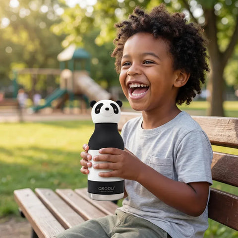 Botella infantil "Panda” 460 ml – Asobu