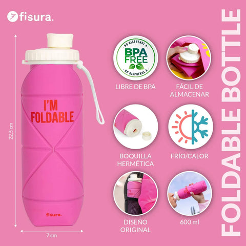 Botella plegable "I'm Foldable" - Fisura