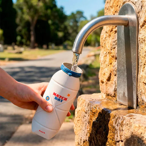 Botella plegable "Match day" - Fisura