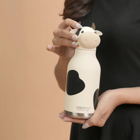 Botella infantil “Vaca” 460 ml – Asobu
