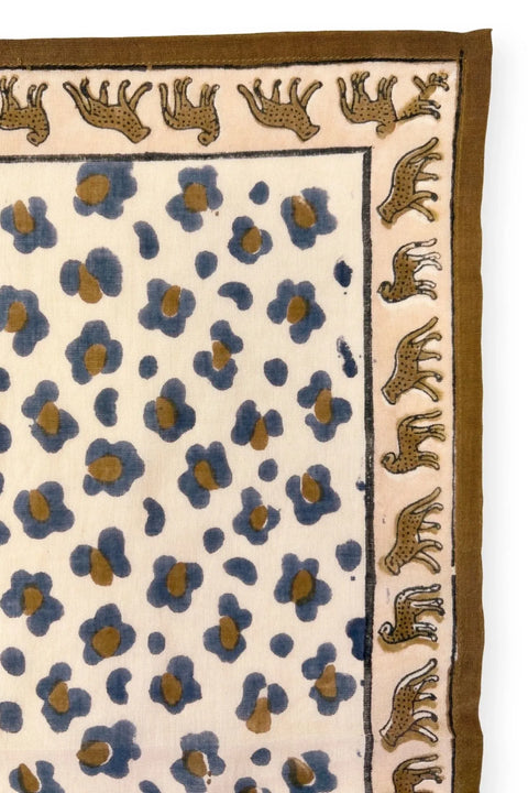 Manika "Flora Bold" Small Scarf - Orange