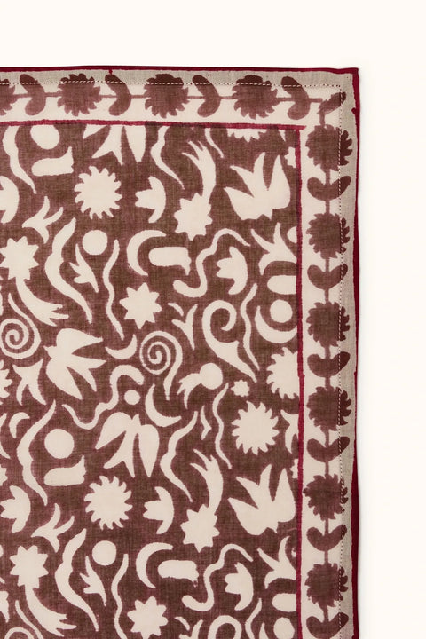 Bufanda Pequeña 50x50cm - Dupitta Wesun Chocolate - Apaches