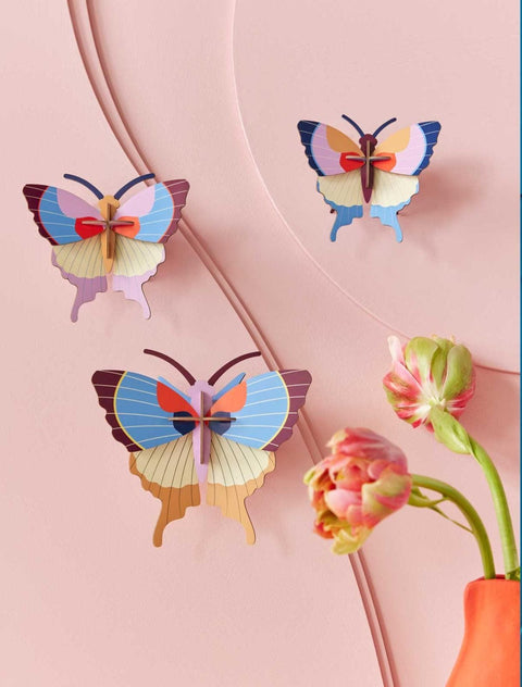 Set de 3 Mariposas Plum Fringe - Studio Roof