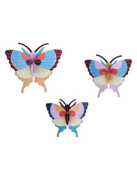 Set de 3 Mariposas Plum Fringe - Studio Roof