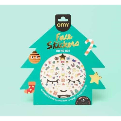 Pegatinas para cara “HO HO HO” – OMY