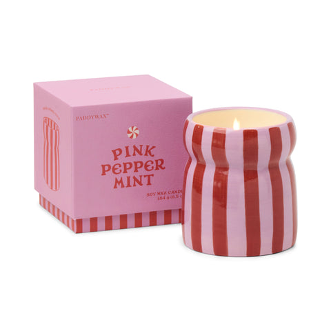 Vela cerámica “Cabana – Pink Peppermint” – Paddywax