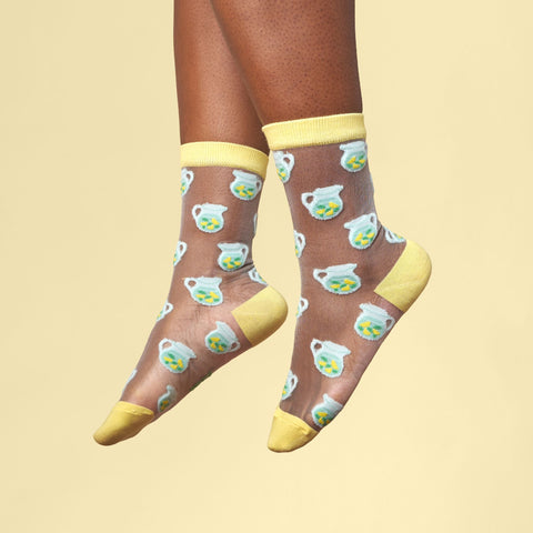 Calcetines transparentes "Limonada" - Coucou Suzette