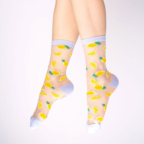 Calcetines transparentes  "Limones" – Coucou Suzette