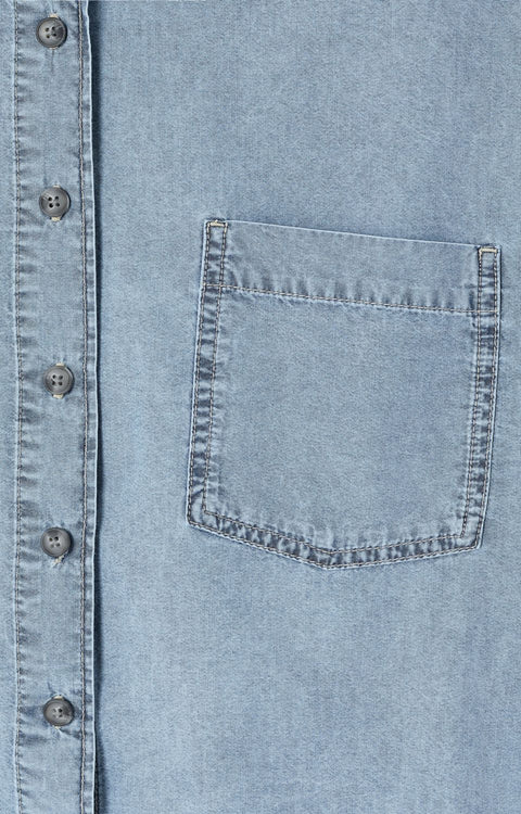 Camisa mujer Paybou - Blue Snow - American Vintage