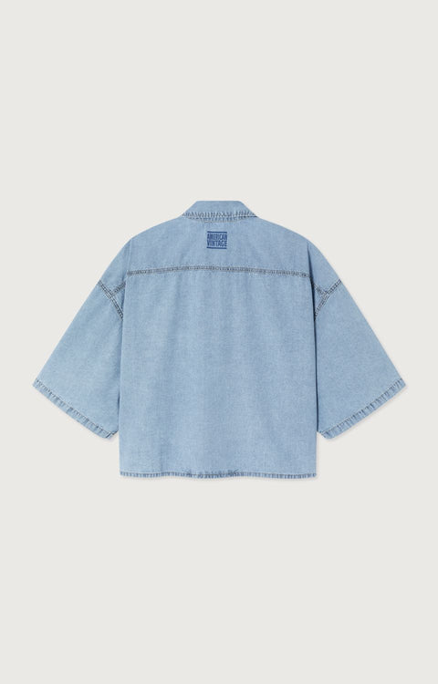 Camisa mujer Paybou - Blue Snow - American Vintage
