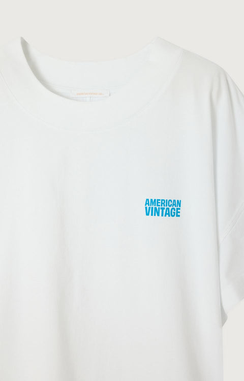 Camiseta mujer Gixy - Blanco - American Vintage
