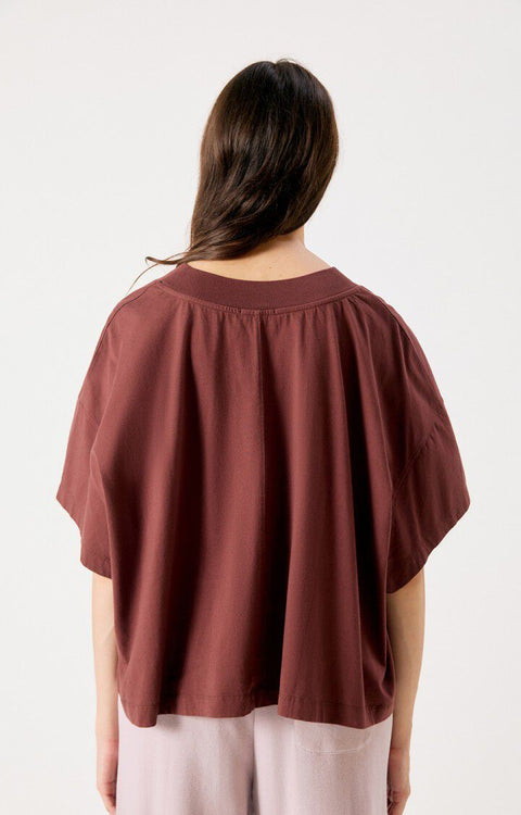 Camiseta mujer Gixy - Morado - American Vintage