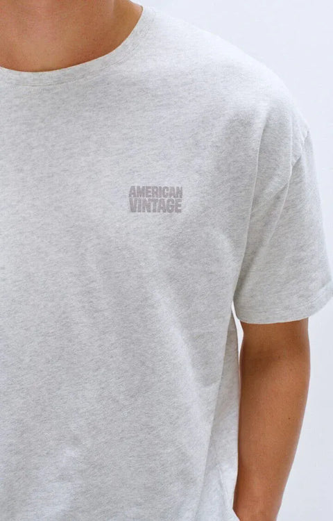 Camiseta hombre Ykobow - Arctique chiné - American Vintage