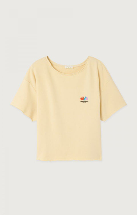 Camiseta mujer Atubay - Ecru  – American Vintage
