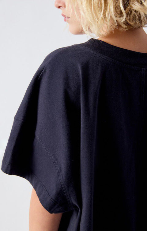 Camiseta mujer Gixy - Negro - American Vintage