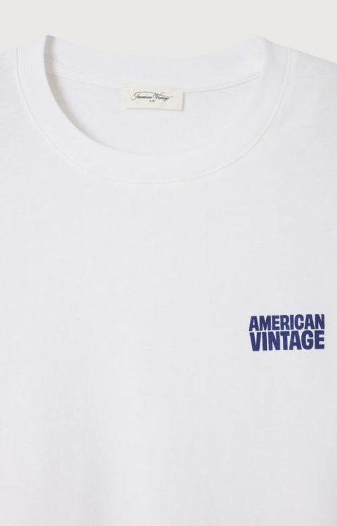Camiseta mujer Ykobow - Blanco - American Vintage