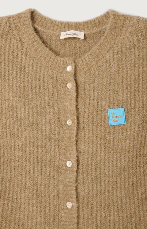 Cárdigan East - Sable Chine - American Vintage