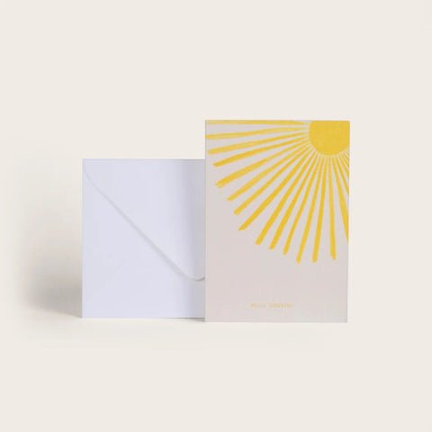 Tarjeta “Sun – Hello Sunshine” – Season Paper
