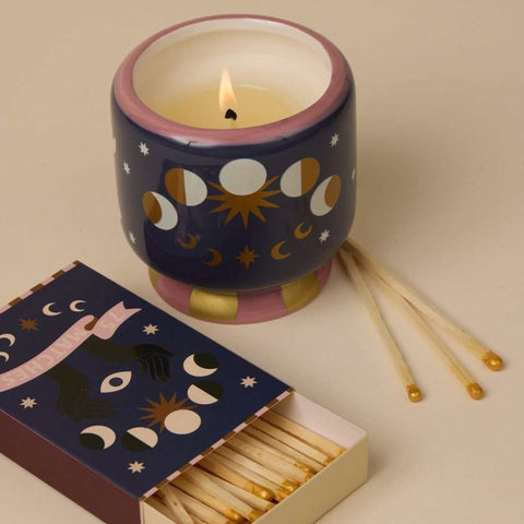 Cerillas en caja  "Moon – Gold” – DesignWork Inks