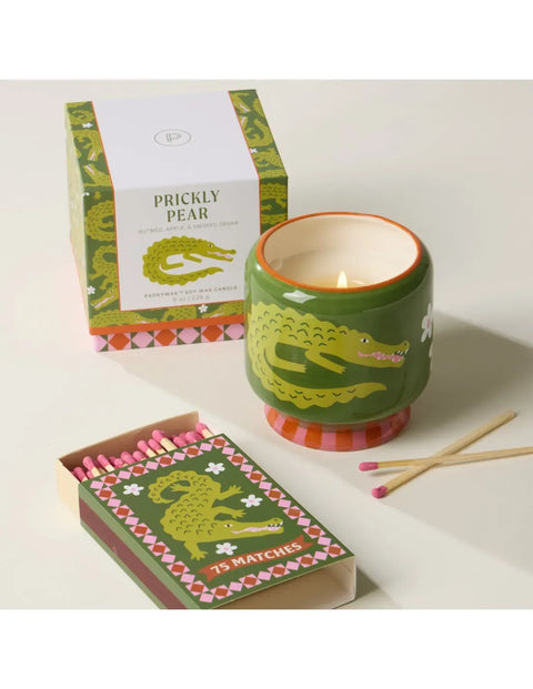 Cerillas en caja "A Dopo Crocodile – Pink” – DesignWork Inks