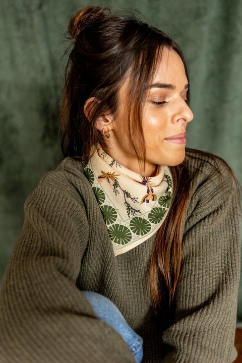 Bufanda Pequeña Manika - Cerisier Kaki - Apaches