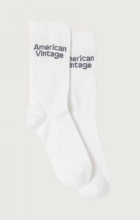 Calcetines mixto Clypsun American Viintage - Blanco