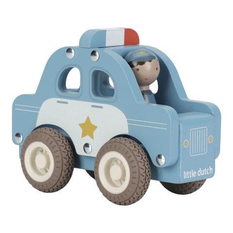 Coche de policía de madera - Little Dutch