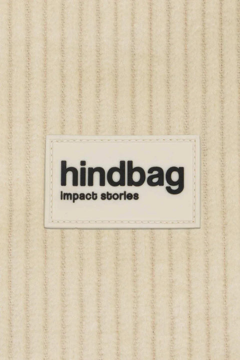 Llavero riñonera Côme Terciopelo Beige - Hindbag