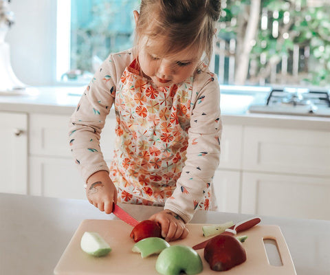 Cuchillo de Autonomía para Niños –  Dusty pink – KiddiKutter
