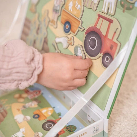 Tablero magnético Pequeña Granja FSC – Little Dutch