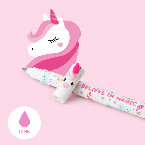 Bolígrafo de Gel Borrable – Unicorn «Believe In Magic»– Legami