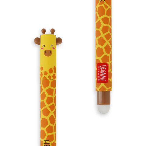Bolígrafo de Gel Borrable – Giraffe  – Legami