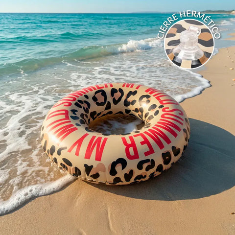 Flotador gigante leopardo "My wild summer" - Fisura