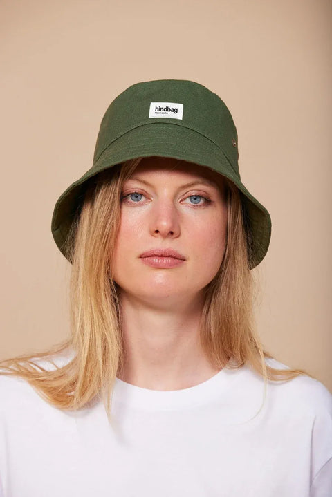 Gorro de pescador Bob - Oliva - Hindbag