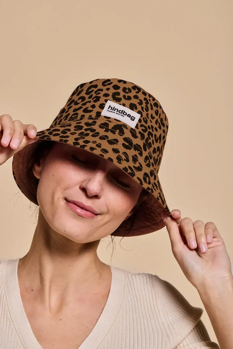 Gorro de pescador Leopardo Canela - Hindbag