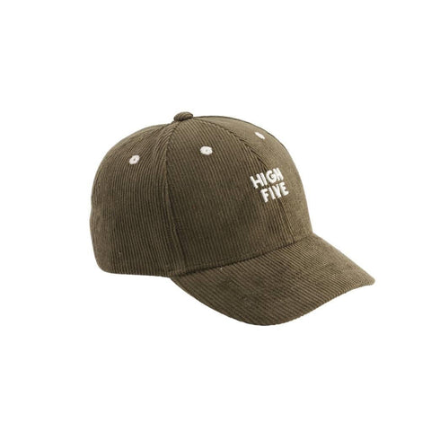 Gorra de pana High Five – Verde Caqui