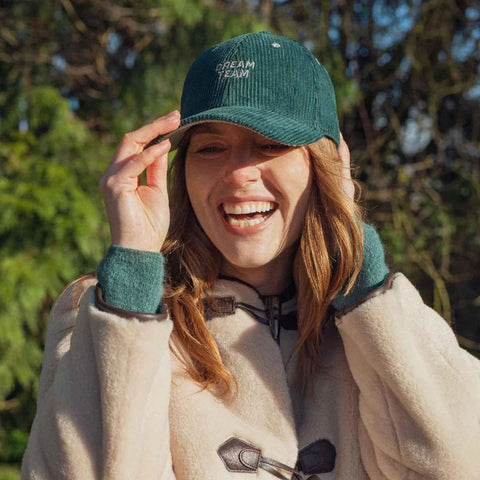 Gorra de pana Dream Team– Verde