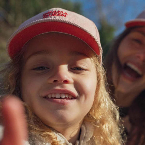 Gorra de pana Drama Queen - Rosa