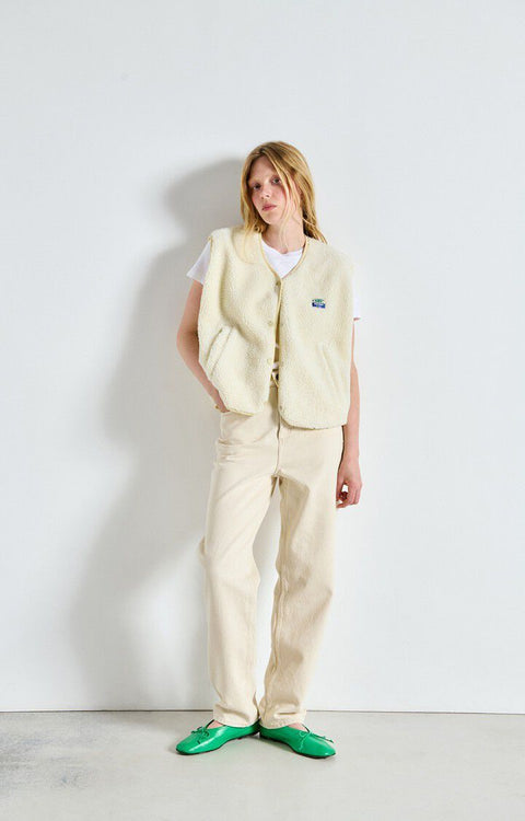 Chaqueta mujer Hoktown - Ecru - American Vintage