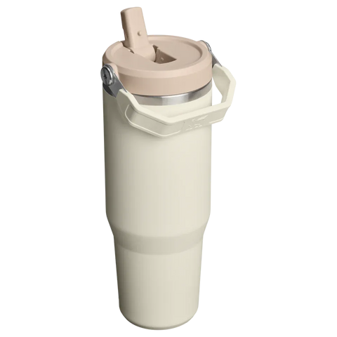 IceFlow™ Flip Straw Tumbler 0.89L - Cream - Stanley