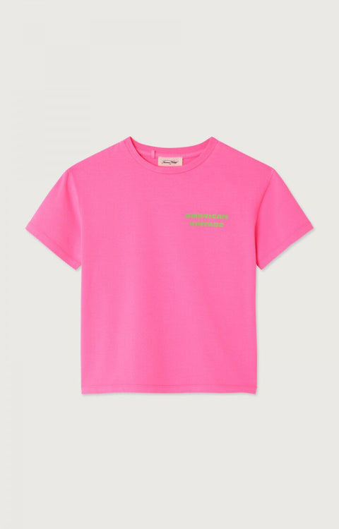 Camiseta niños Fizvalley - Rosa Neón