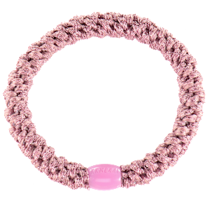 Goma para el pelo - Old Pink Glitter - Kknekki