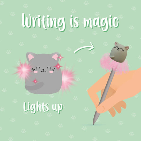 Bolígrafo de Gel Luminoso – Writing is Magic – Kitty – Legami